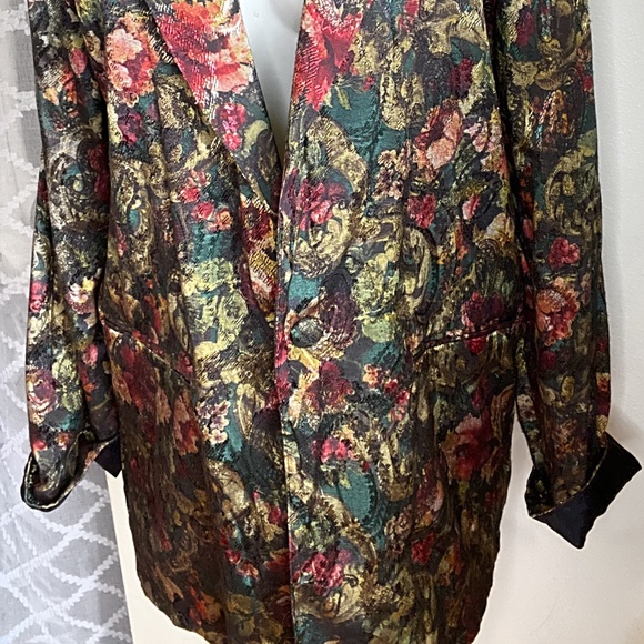 Elegant multicolored print blazer - Picture 2 of 2